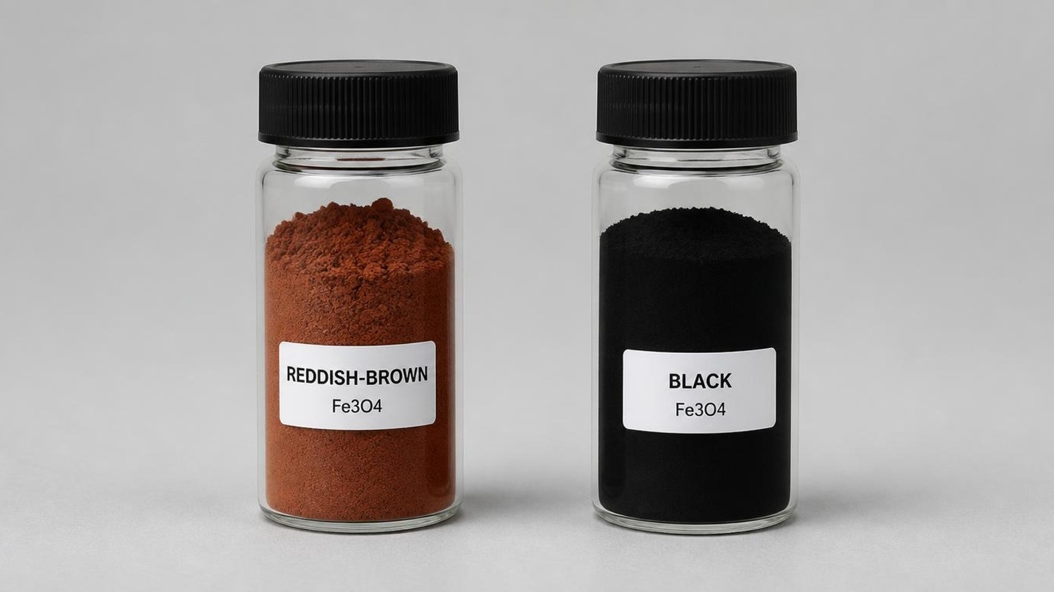 Nanopoudre Fe₃O₄ brun rougeâtre ou noire pour les applications de batteries lithium-ion