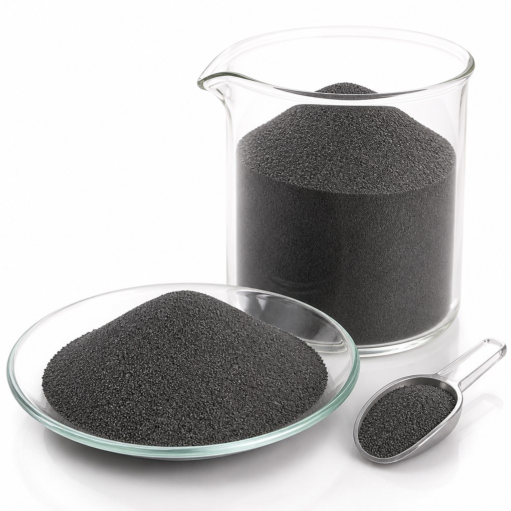 Poudre de ferrite molle sphérique pour machines à copier